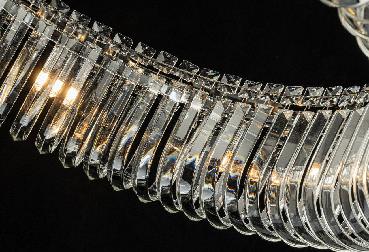 Lámpara colgante de cristal CARV - CLN131-D80P