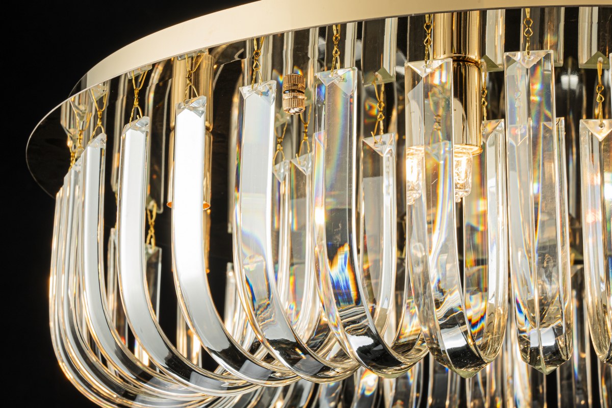 Plafonnier en verre CARV - CLN132-D60C