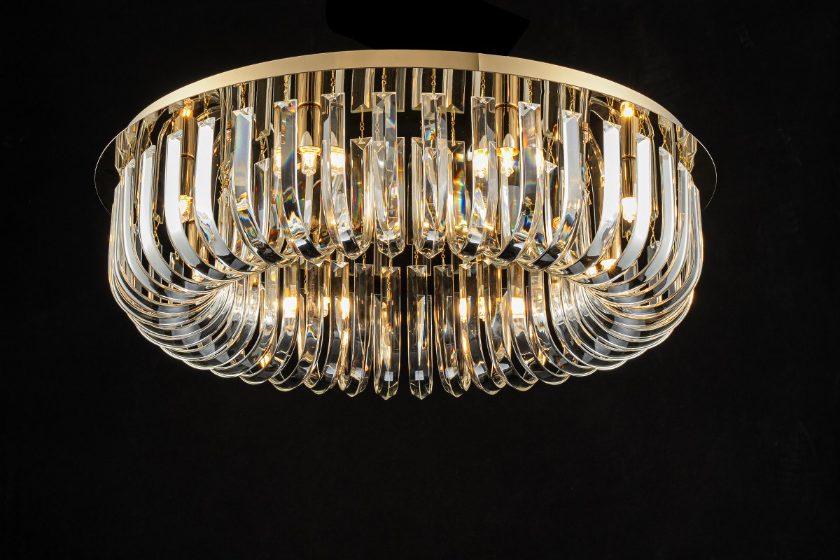 Plafonnier en verre CARV - CLN132-D60C