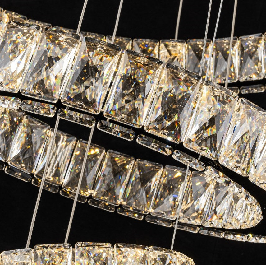 Lámpara colgante Crysto LP125-D60+40+20