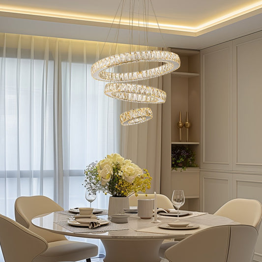 Lámpara colgante Crysto LP125-D60+40+20